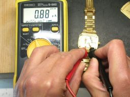 時計消費電流測定